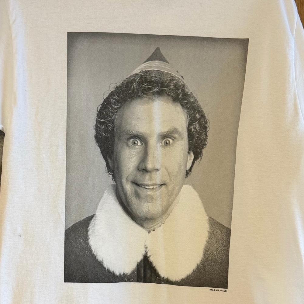 Elf graphic T crewneck